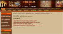 Desktop Screenshot of gokulbhajan.com